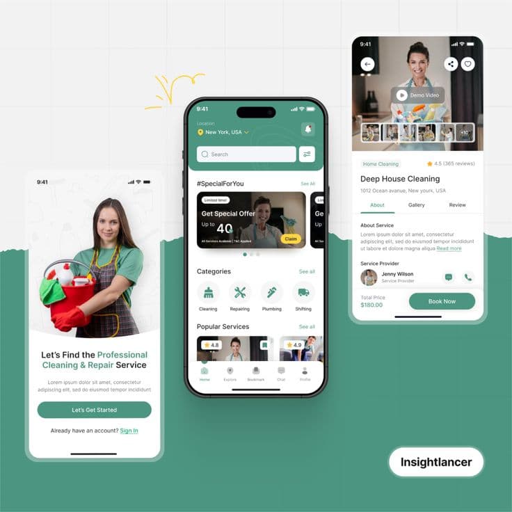 Kleenfold mobile app